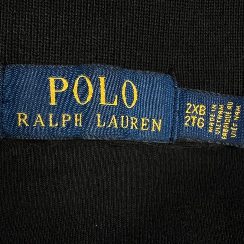 Polo‎ Ralph Lauren Classic Fit Pique Short Sleeve Black Mens 2XB